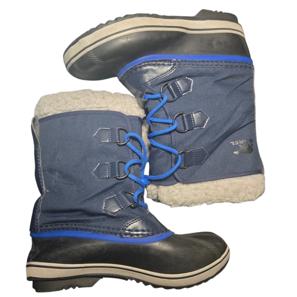 Sorel Little Kid size 3 Yoot Pac Nylon WP Super Blue, Warm Winter Boot